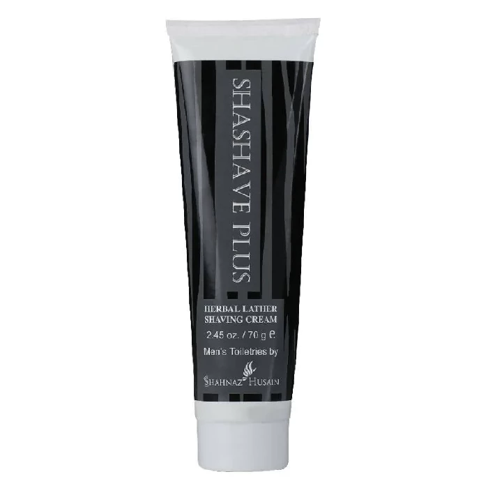 Shahnaz Husain Shashave Plus - Herbal Lather Shaving Cream, 70 g-1.webp